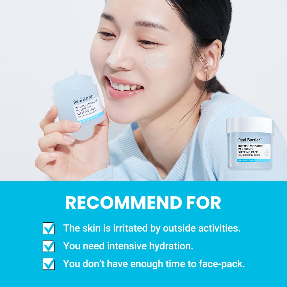 Realbarrier - Intense Moisture Panthenol Sleeping Pack, 70ml 4 Realbarrier - Intense Moisture Panthenol Sleeping Pack, 70ml - Image 3