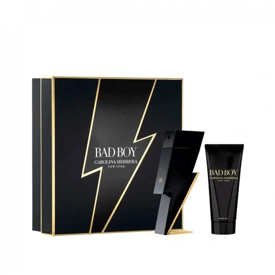 Carolina Herrera Bad Boy Gift Set 100ml Eau De Toilette + 100ml Shower Gel 3 Carolina Herrera Bad Boy Gift Set 100ml Eau De Toilette + 100ml Shower Gel - Image 2