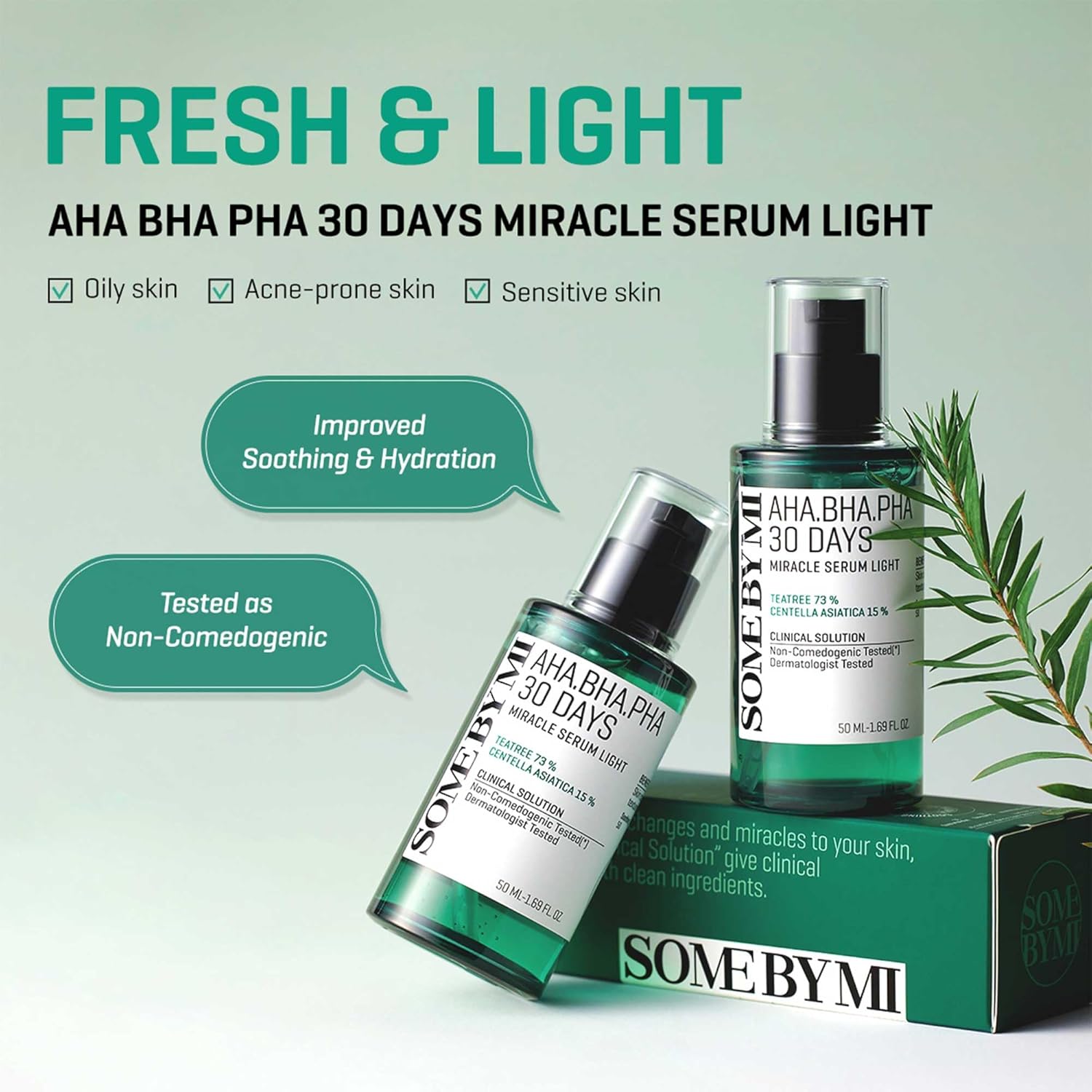 SOME BY MI - AHA-BHA-PHA 30 Days Miracle Serum Light, 50ml 5 SOME BY MI - AHA-BHA-PHA 30 Days Miracle Serum Light, 50ml - Image 4