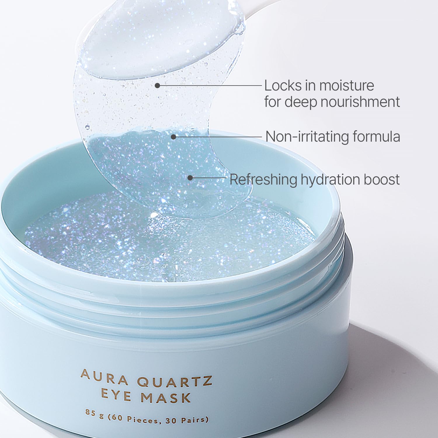 Petitfee - Aura Quartz Hydrogel Eye Mask, 60ea 6 Petitfee - Aura Quartz Hydrogel Eye Mask, 60ea - Image 5