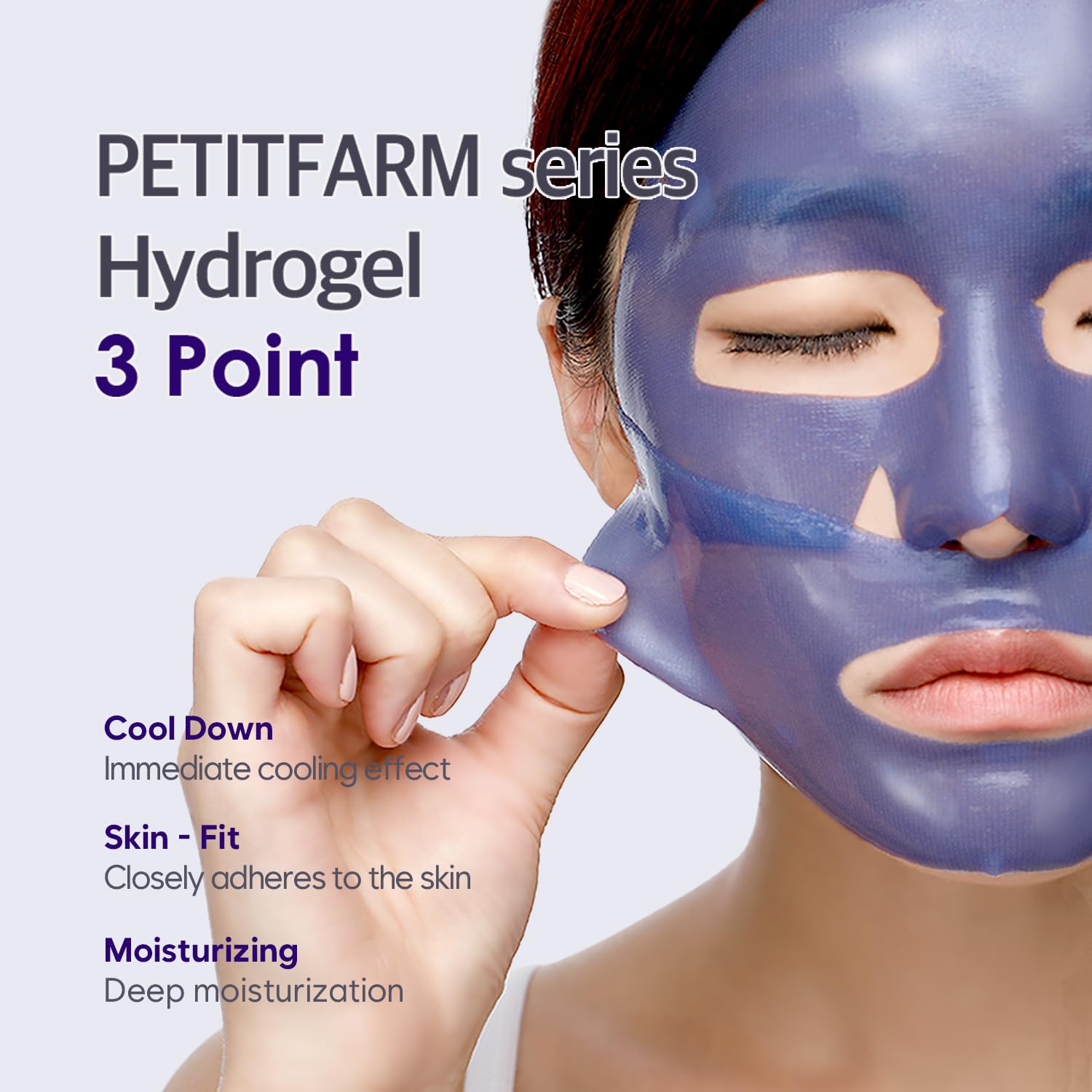 Petitfee - Agave Cooling Hydrogel Face Mask, 32g, 1 piece 8 Petitfee - Agave Cooling Hydrogel Face Mask, 32g, 1 piece - Image 7