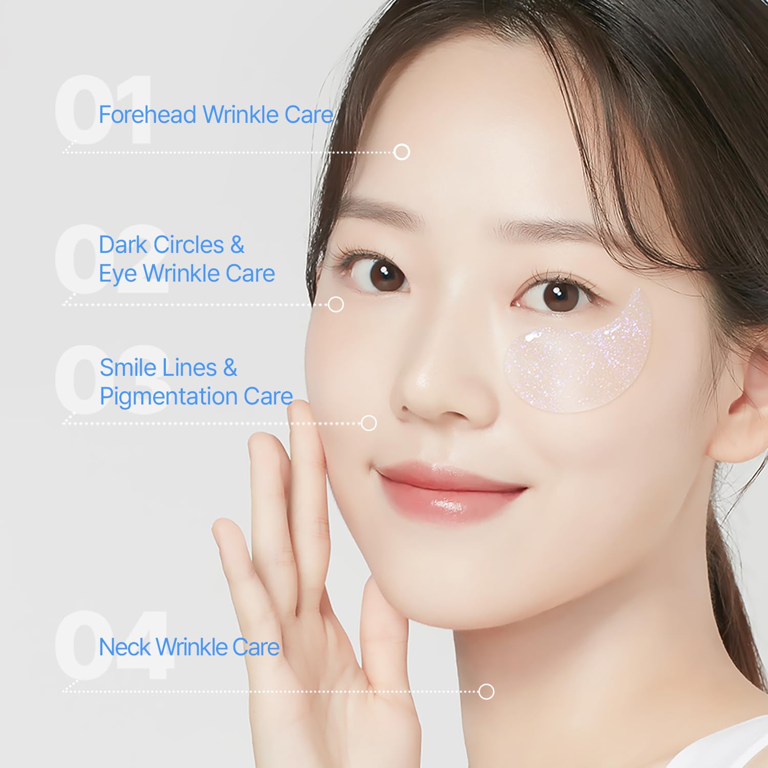 Petitfee - Aura Quartz Hydrogel Eye Mask, 60ea 5 Petitfee - Aura Quartz Hydrogel Eye Mask, 60ea - Image 4