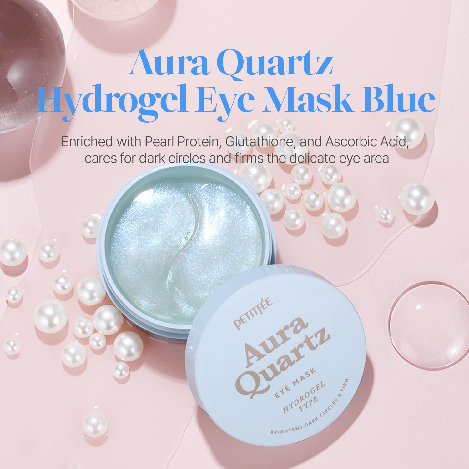Petitfee - Aura Quartz Hydrogel Eye Mask, 60ea 3 Petitfee - Aura Quartz Hydrogel Eye Mask, 60ea - Image 2