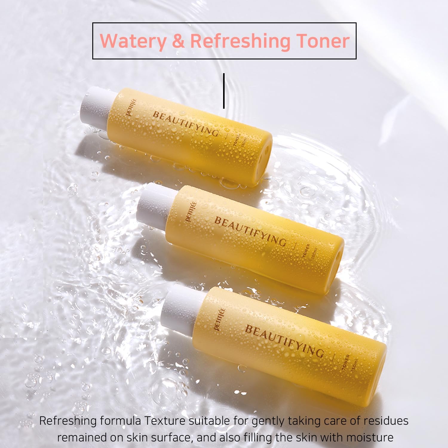 Petitfee - Beautifying Toner, 150ml 4 Petitfee - Beautifying Toner, 150ml - Image 3