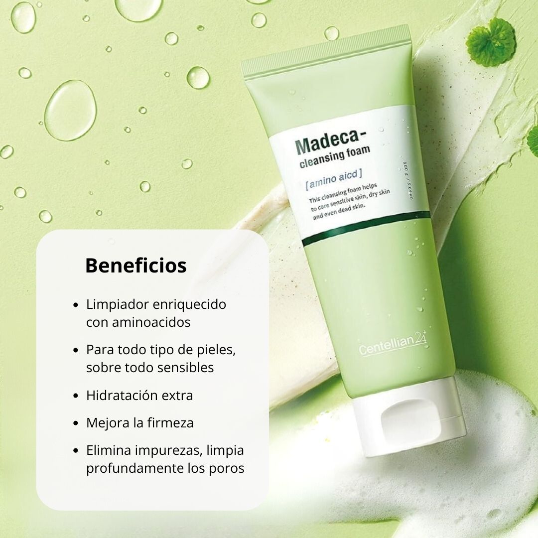 Centellian24 - Madeca Amino Acid Cleansing Foam, 160g 7 Centellian24 - Madeca Amino Acid Cleansing Foam, 160g - Image 6