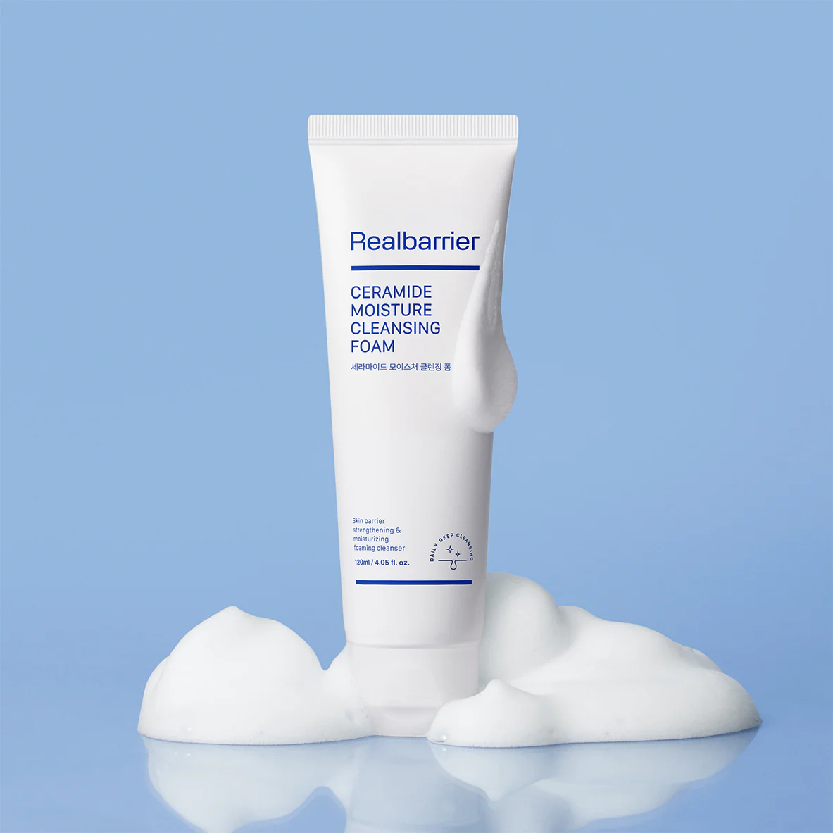 Realbarrier - Ceramide Moisture Cleansing Foam, 120ml 4 Realbarrier - Ceramide Moisture Cleansing Foam, 120ml - Image 3