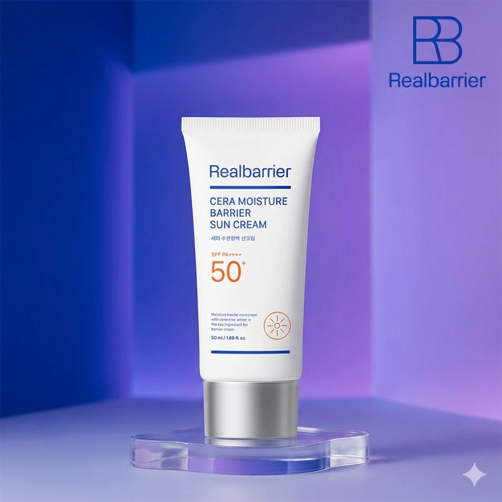 Realbarrier - Cera Moisture Barrier Sun Cream, 50ml 5 Realbarrier - Cera Moisture Barrier Sun Cream, 50ml - Image 4