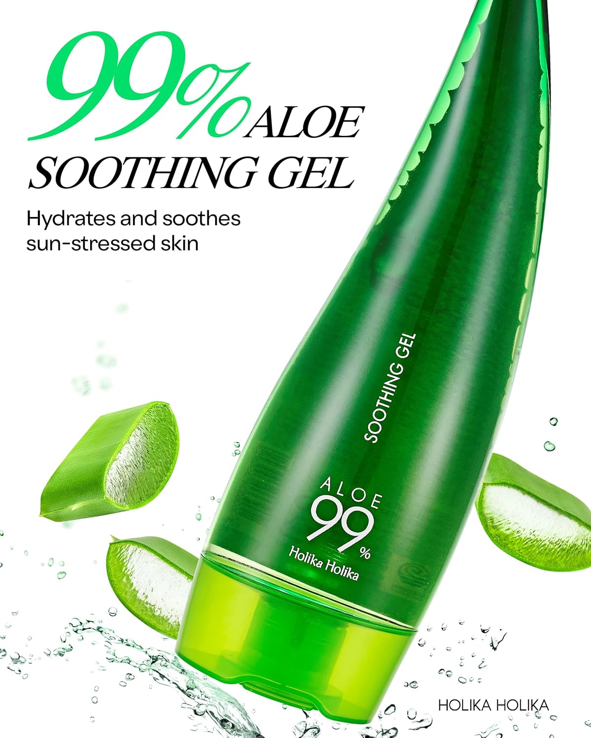 Holika Holika - Aloe 99% Soothing Gel, 250ml 8 Holika Holika - Aloe 99% Soothing Gel, 250ml - Image 7