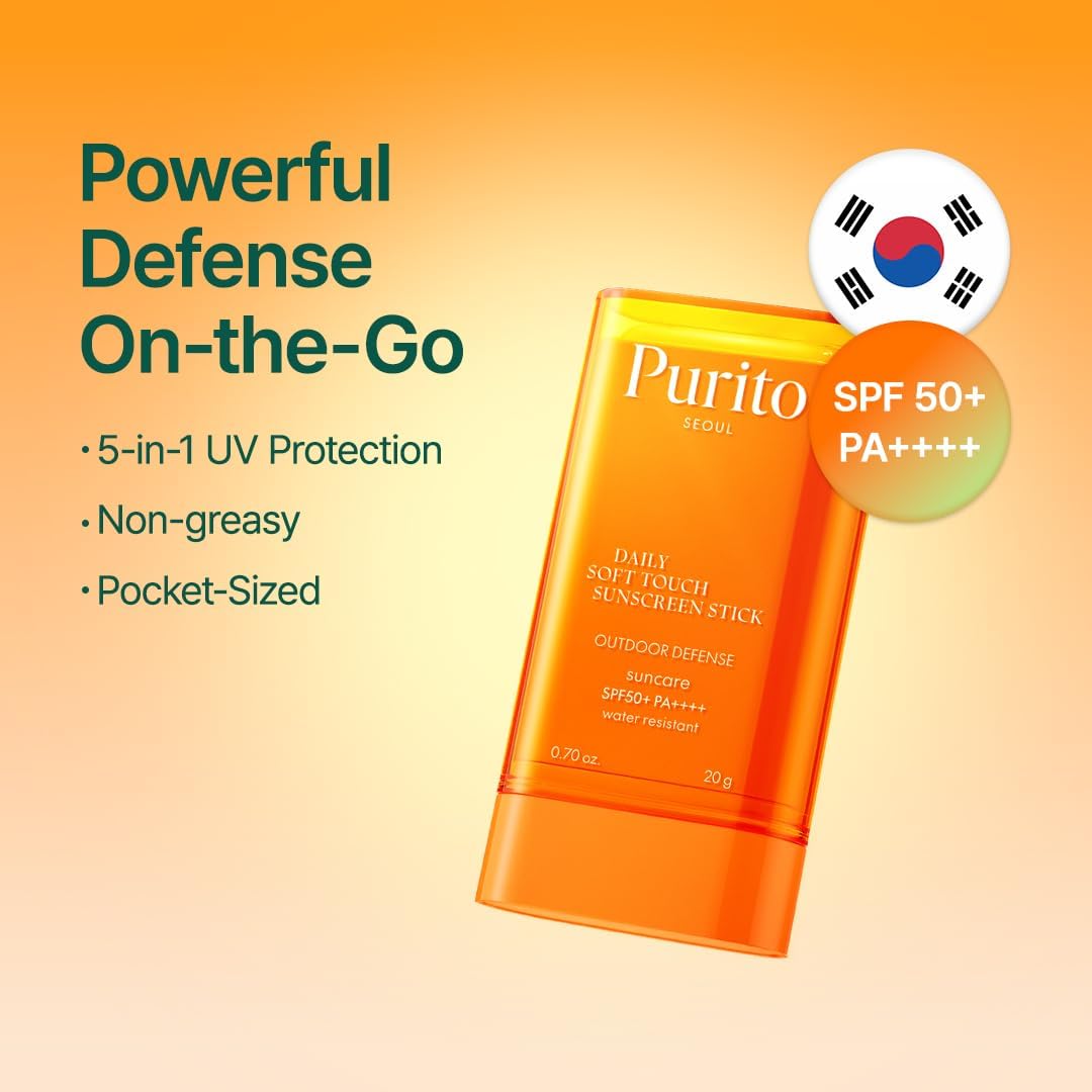 PURITO - Daily Soft Touch Sunscreen Stick SPF 50+, 20g 7 PURITO - Daily Soft Touch Sunscreen Stick SPF 50+, 20g - Image 6