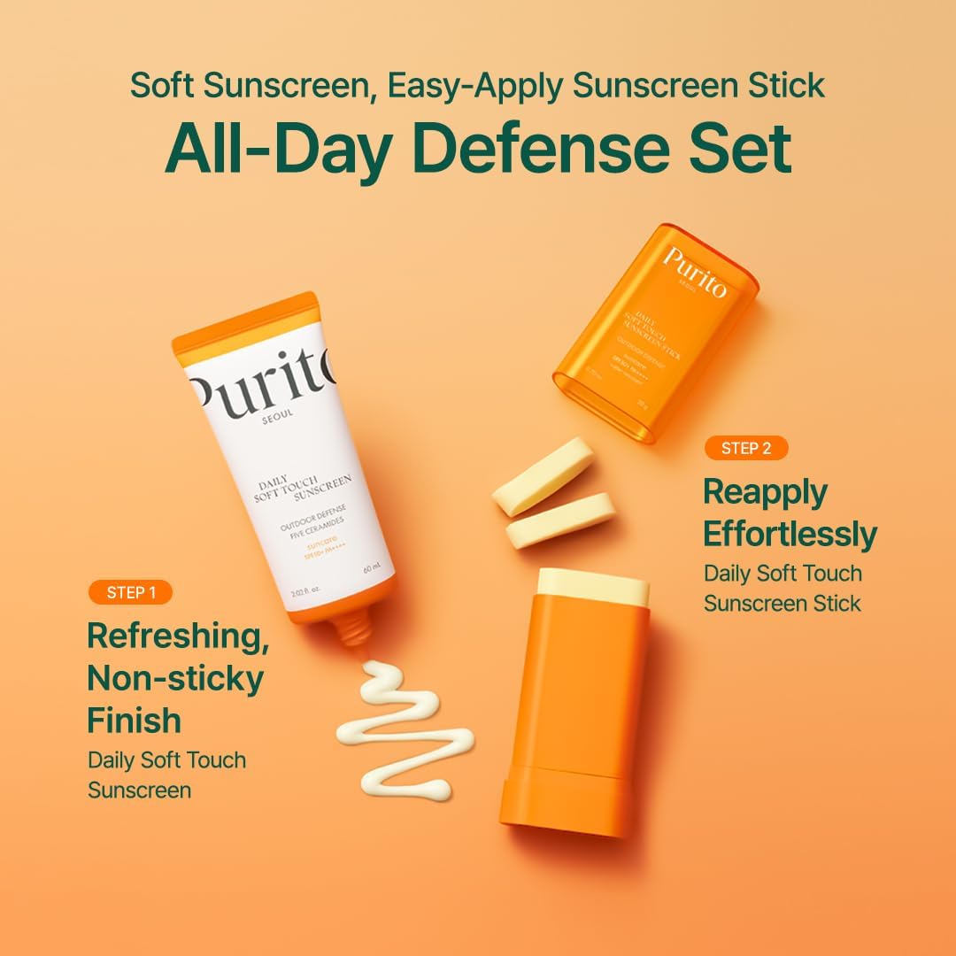 PURITO - Daily Soft Touch Sunscreen Stick SPF 50+, 20g 4 PURITO - Daily Soft Touch Sunscreen Stick SPF 50+, 20g - Image 3