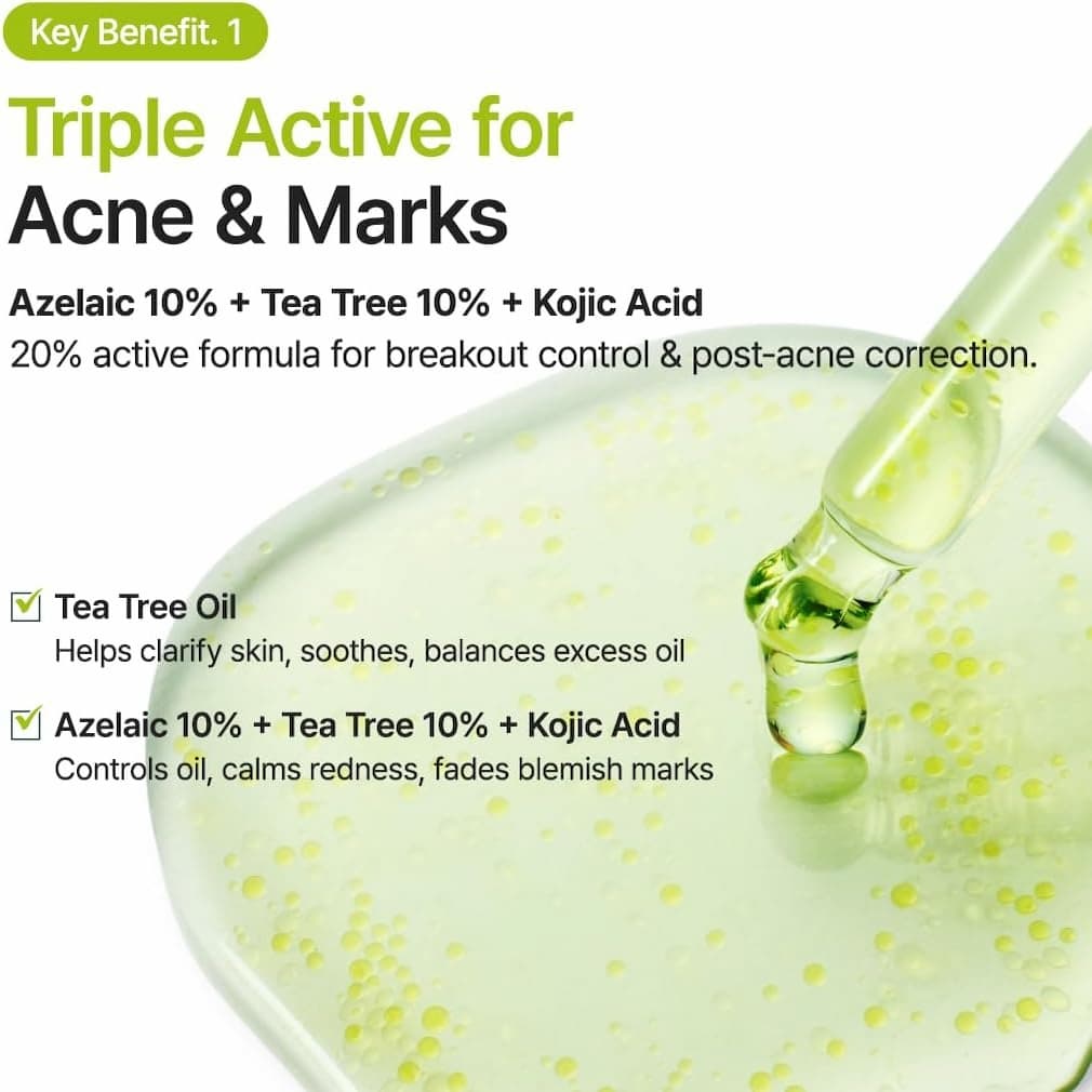 PURITO - Azelaic Acid 10 Kojic Tea Tree Serum, 30ml 5 PURITO - Azelaic Acid 10 Kojic Tea Tree Serum, 30ml - Image 4