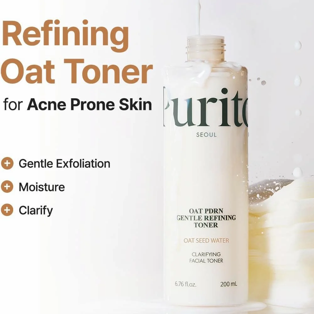 PURITO - Oat PDRN Gentle Refining Toner, 200ml 5 PURITO - Oat PDRN Gentle Refining Toner, 200ml - Image 4