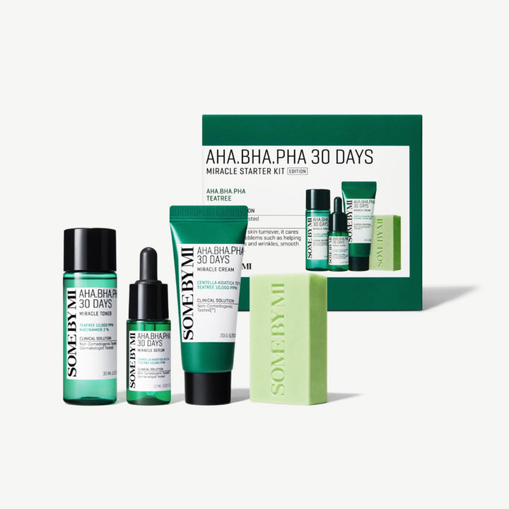SOME BY MI - AHA-BHA-PHA 30 Days Miracle Starter Kit 2 chemical exfoliant set