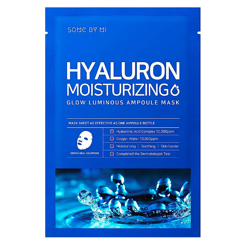 SOME BY MI - Hyaluron moisturizing Glow Luminous Ampoule Mask, 25g, 1 piece 2 Korean ampoule