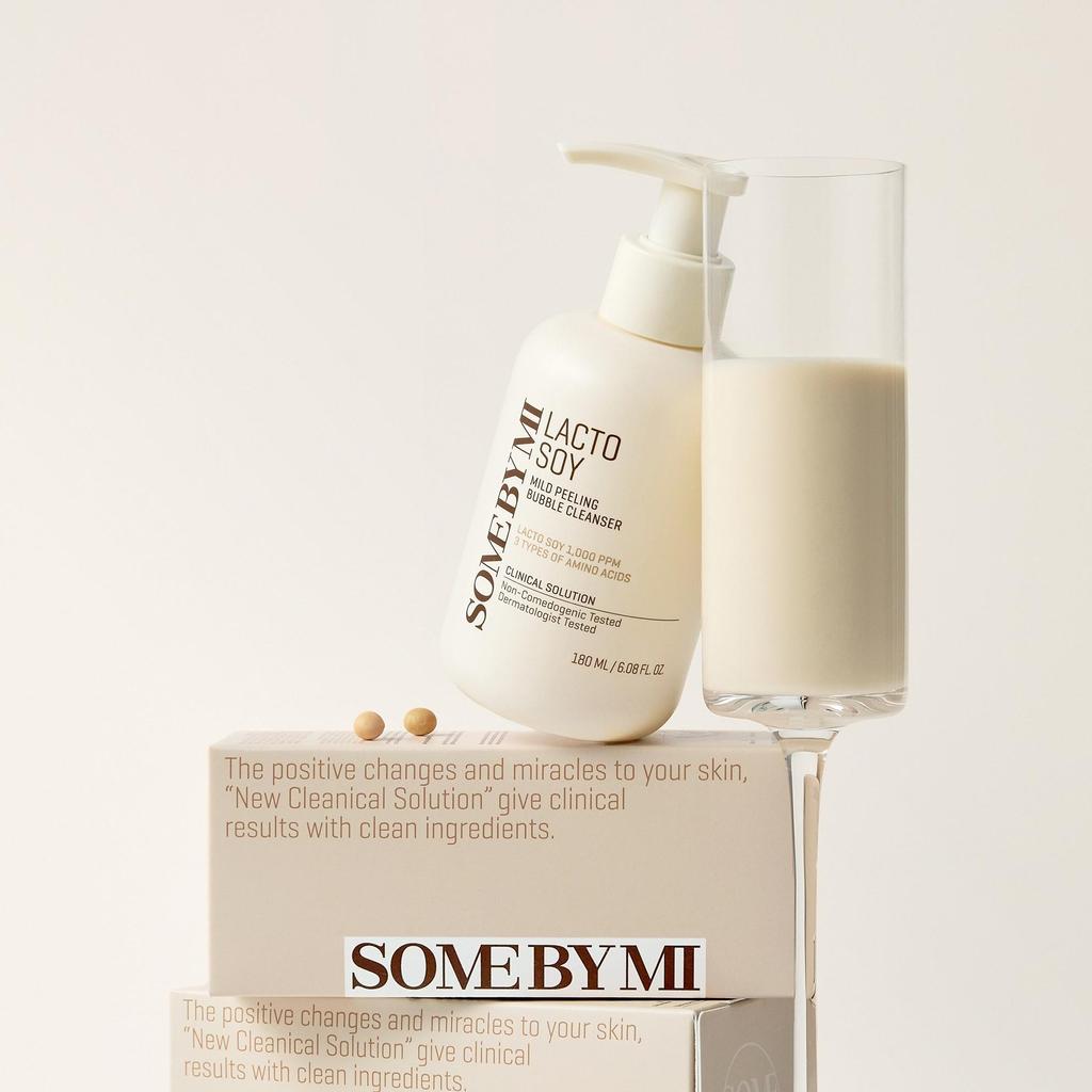 SOME BY MI - Lactosoy Mild Bubble Peeling Cleanser, 180ml 3 SOME BY MI - Lactosoy Mild Bubble Peeling Cleanser, 180ml - Image 2