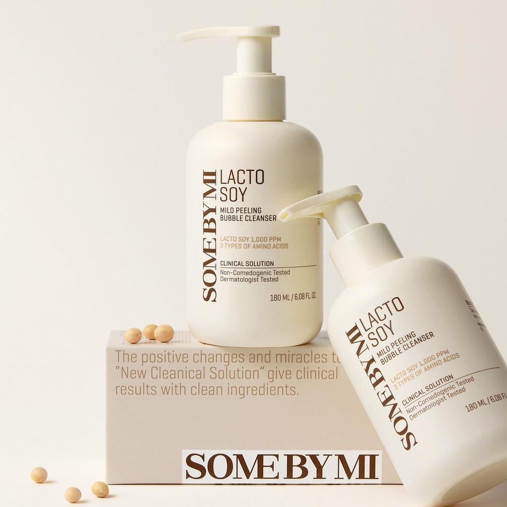 SOME BY MI - Lactosoy Mild Bubble Peeling Cleanser, 180ml 4 SOME BY MI - Lactosoy Mild Bubble Peeling Cleanser, 180ml - Image 3