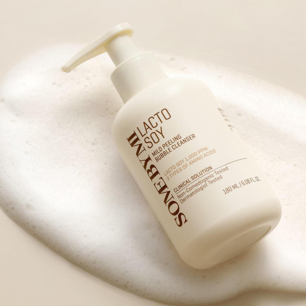 SOME BY MI - Lactosoy Mild Bubble Peeling Cleanser, 180ml 2 Korean cleanser