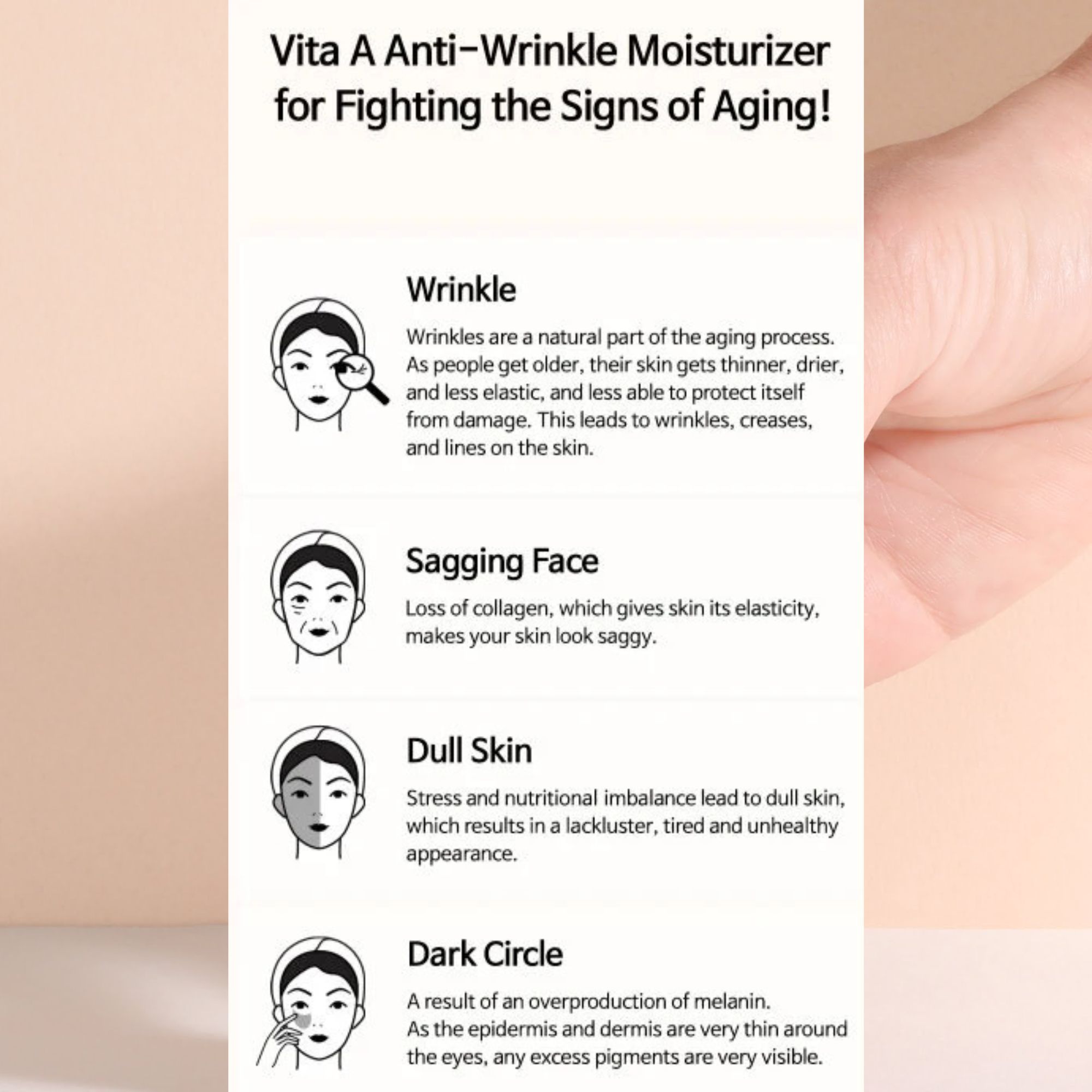 TIA’M - Vita A Anti-Wrinkle Moisturizer, 80ml 11 TIA’M - Vita A Anti-Wrinkle Moisturizer, 80ml - Image 10