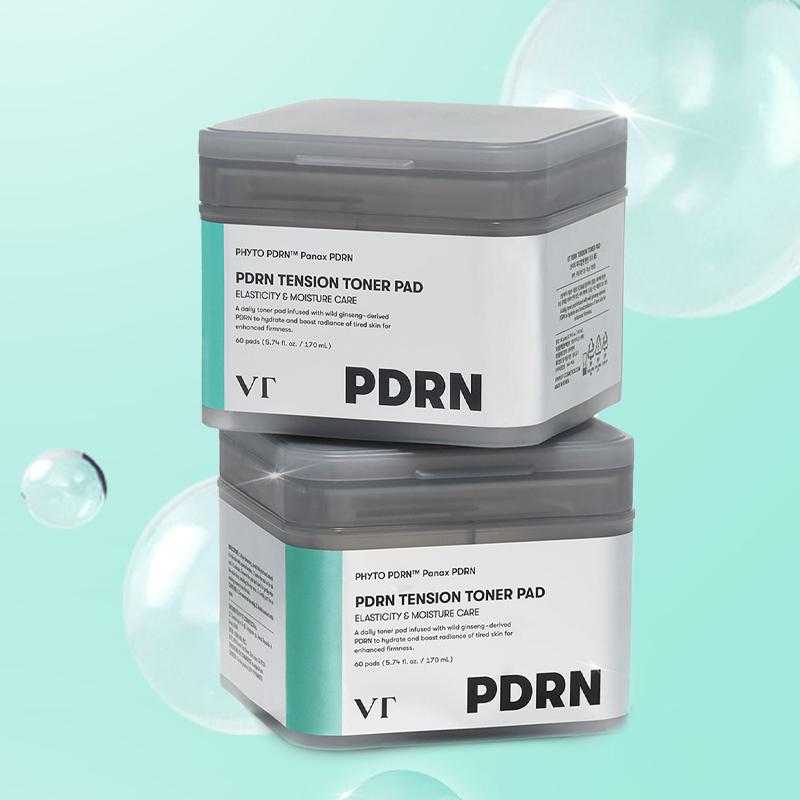 VT Cosmetics - PDRN Tension Toner Pad, 170ml, 60pads 8 VT Cosmetics - PDRN Tension Toner Pad, 170ml, 60pads - Image 7