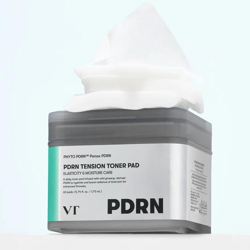 VT Cosmetics - PDRN Tension Toner Pad, 170ml, 60pads 10 Korean toner