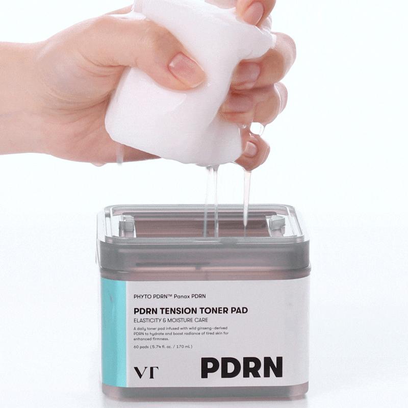 VT Cosmetics - PDRN Tension Toner Pad, 170ml, 60pads 9 VT Cosmetics - PDRN Tension Toner Pad, 170ml, 60pads - Image 8
