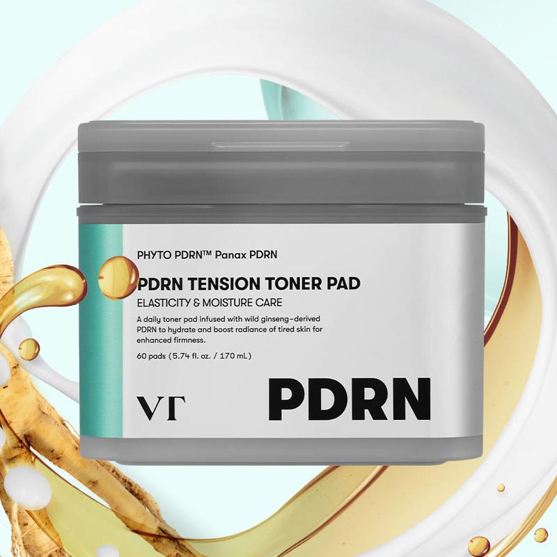 VT Cosmetics - PDRN Tension Toner Pad, 170ml, 60pads 7 VT Cosmetics - PDRN Tension Toner Pad, 170ml, 60pads - Image 6