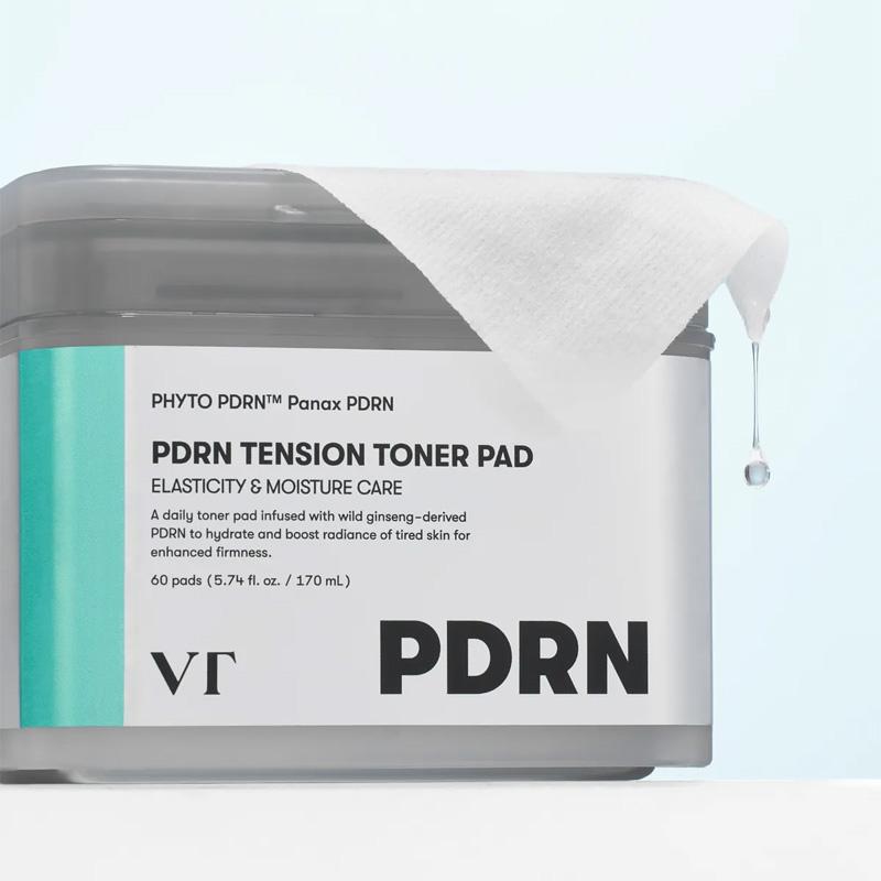 VT Cosmetics - PDRN Tension Toner Pad, 170ml, 60pads 5 VT Cosmetics - PDRN Tension Toner Pad, 170ml, 60pads - Image 4