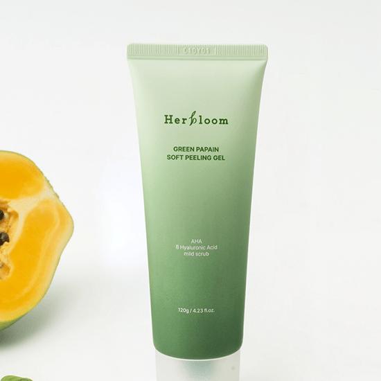 Herbloom - Green Papain Soft Peeling Gel, 120g 3 Herbloom - Green Papain Soft Peeling Gel, 120g - Image 2