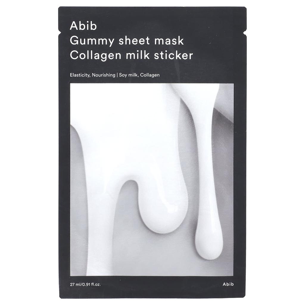 Abib - Gum Sheet Mask Collagen Milk Sticker, 27ml, 1piece 6 Abib - Gum Sheet Mask Collagen Milk Sticker, 27ml, 1piece - Image 5