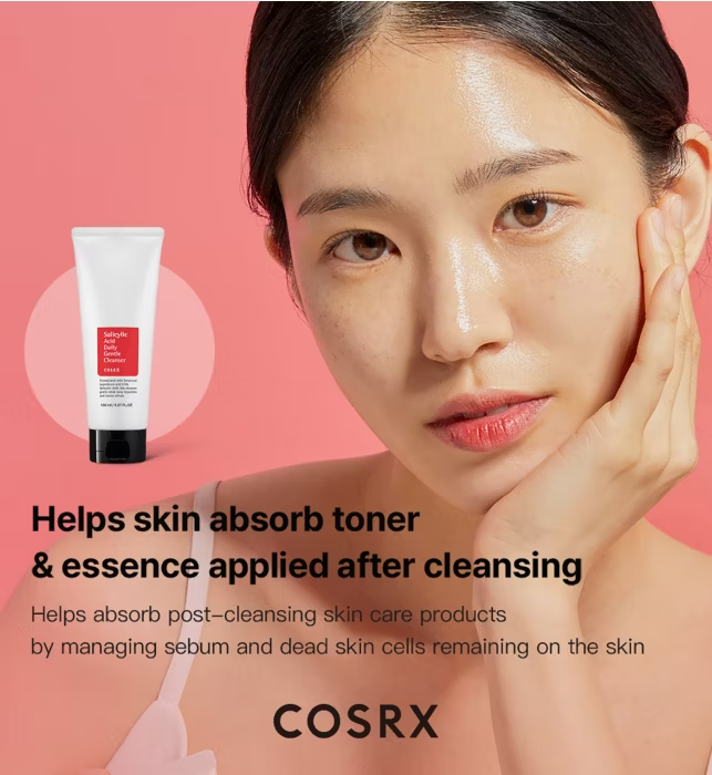 COSRX Salicylic Acid Daily Gentle Cleanser 150ml 5 COSRX Salicylic Acid Daily Gentle Cleanser 150ml - Image 4