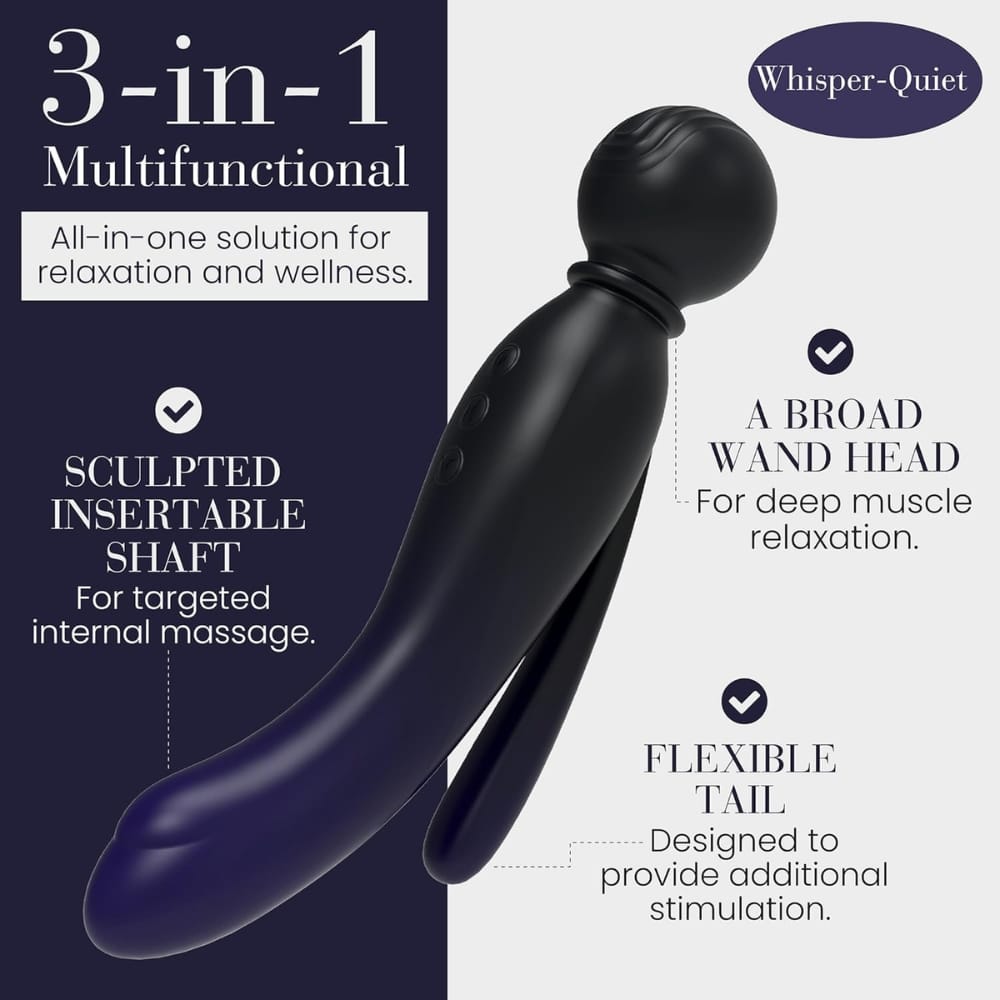 MYLO 3-in-1 Body Wand Massager Spirit 4 MYLO 3-in-1 Body Wand Massager Spirit - Image 3
