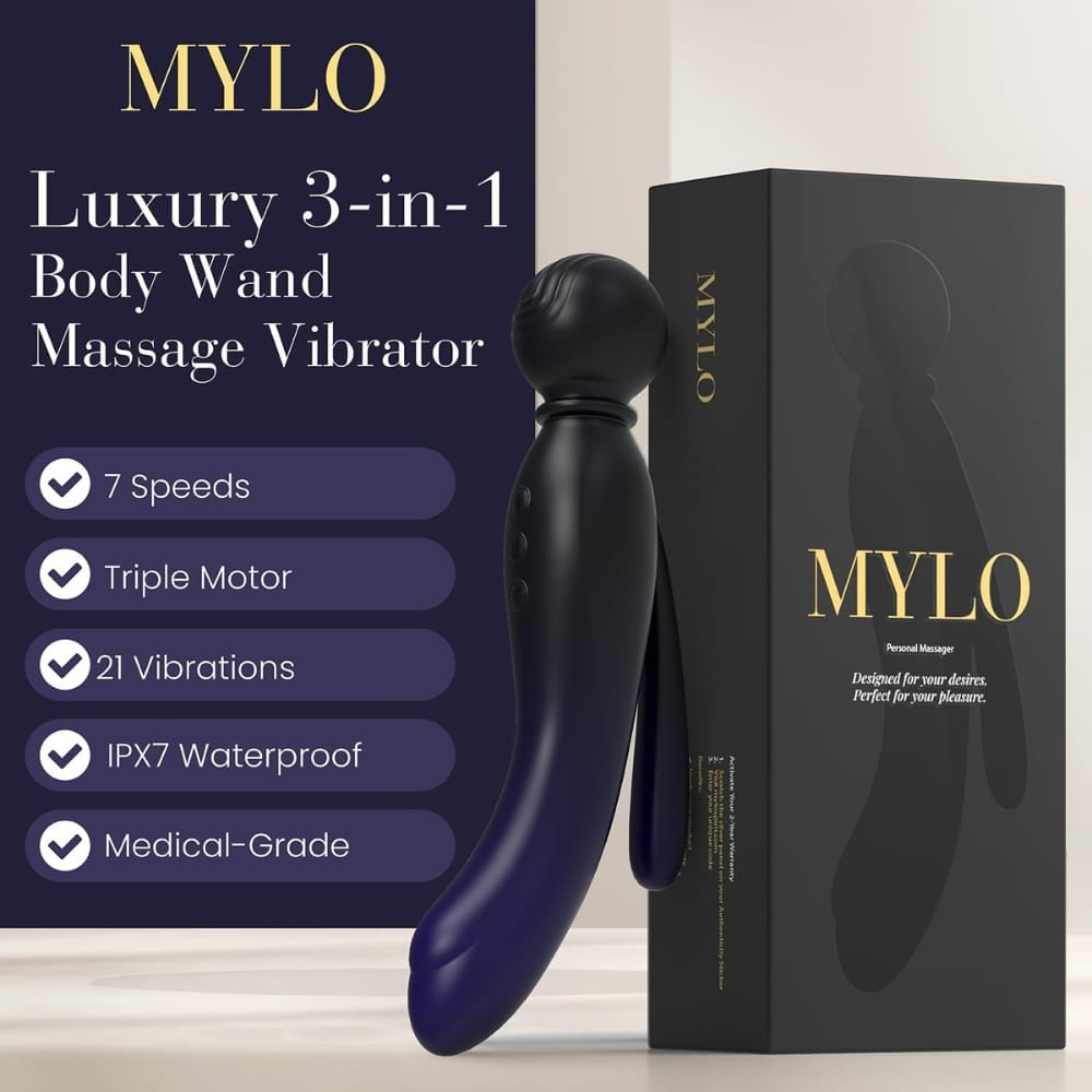 MYLO 3-in-1 Body Wand Massager Spirit 2 MYLO 3-in-1 Body Wand Massager Spirit - Image 1
