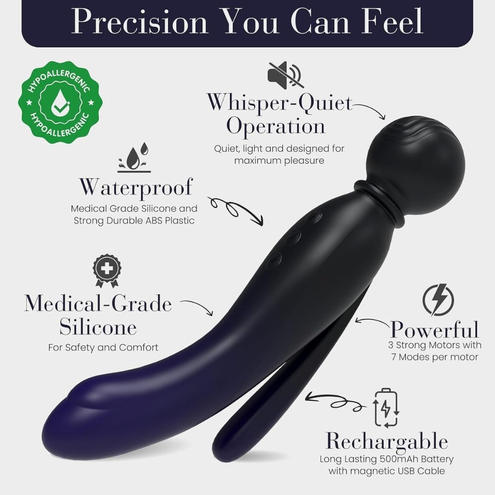 MYLO 3-in-1 Body Wand Massager Spirit 5 MYLO 3-in-1 Body Wand Massager Spirit - Image 4