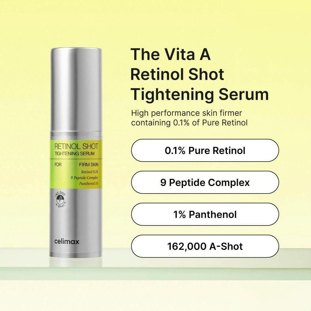 Celimax The Vita A Retinol Shot Tightening Serum 30ml 4 Celimax Retinal Shot Tightening Booster