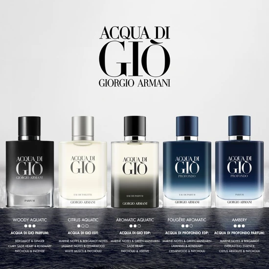 Armani Acqua di Gio Profondo Men EDP 6 Armani Acqua di Gio Profondo Men EDP - Image 5