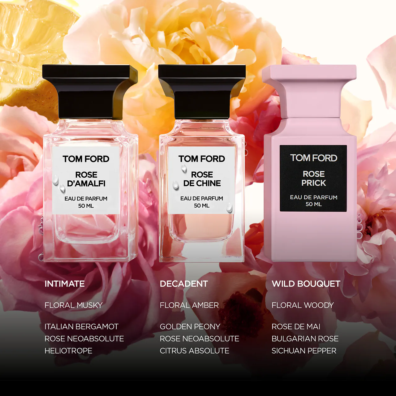 Tom Ford Rose d'Amalfi Eau De Parfum 50ml 3 Tom Ford Rose d'Amalfi Eau De Parfum 50ml - Image 2
