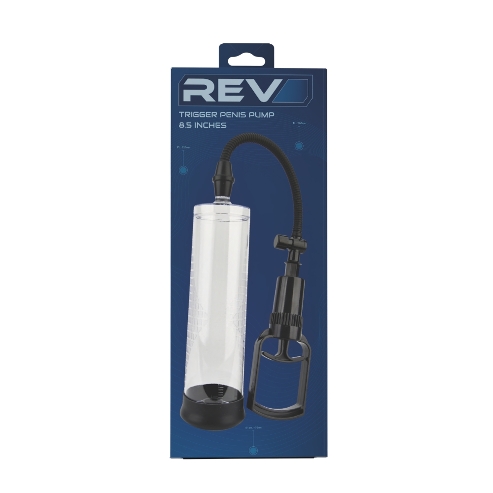 Rev-Pump Trigger Penis Pump 8.5 Inches 6 Rev-Pump Trigger Penis Pump 8.5 Inches - Image 5