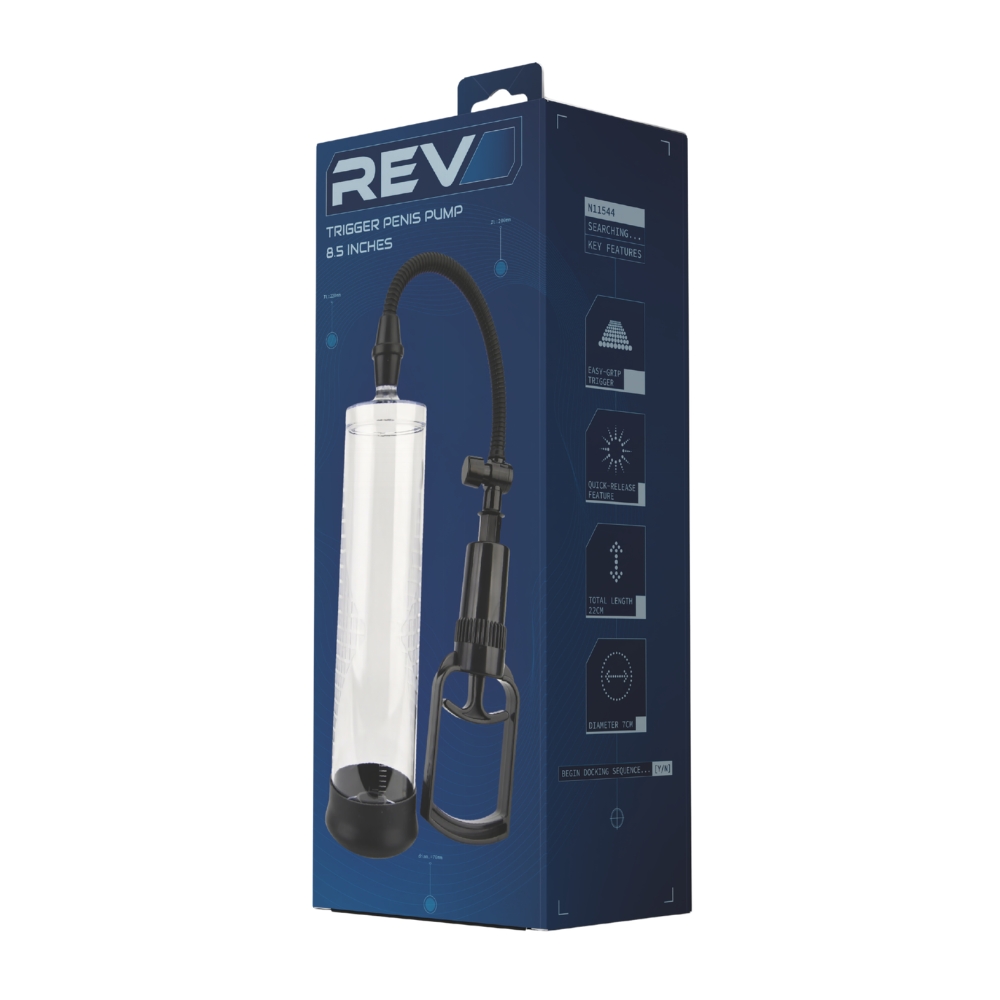 Rev-Pump Trigger Penis Pump 8.5 Inches 7 Rev-Pump Trigger Penis Pump 8.5 Inches - Image 6
