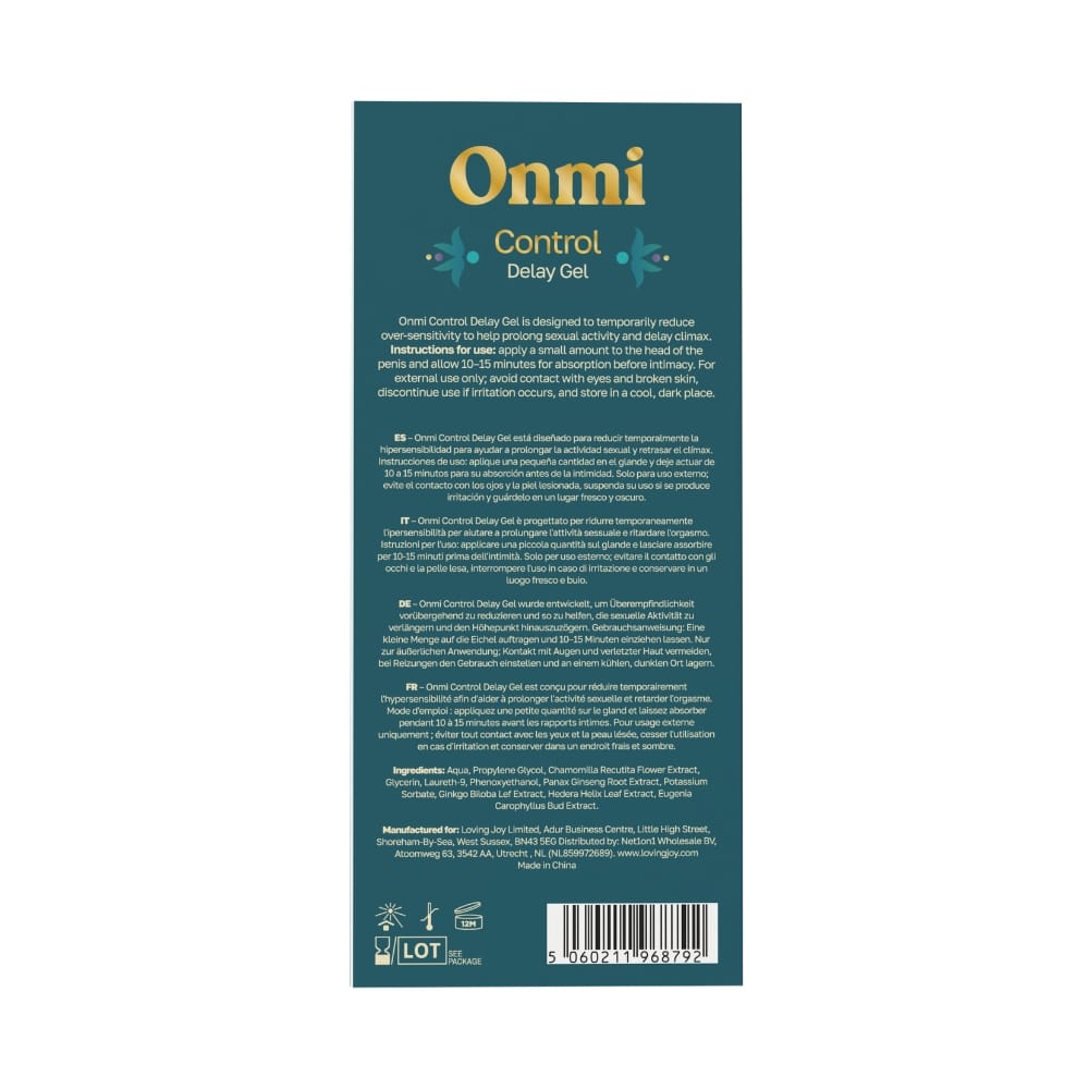 Onmi Control Delay Gel 2 Onmi Control Delay Gel - Image 1