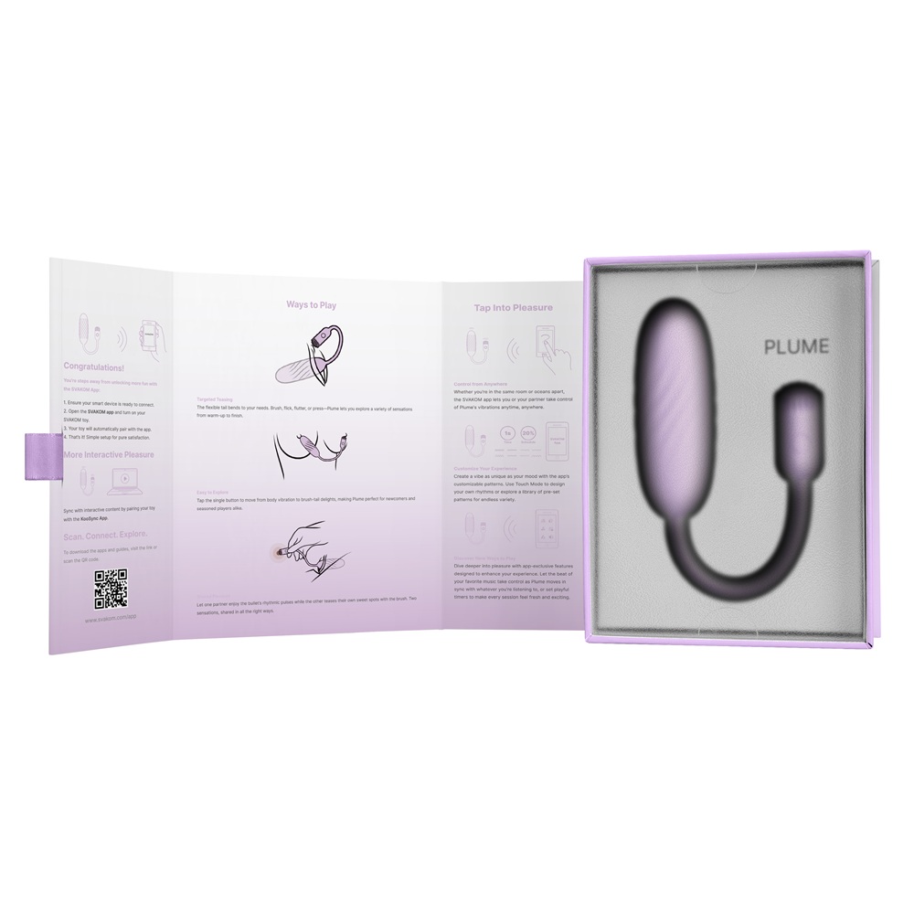 Svakom Plume Flexible Brush Tail Bullet Vibrator 13 Svakom Plume Flexible Brush Tail Bullet Vibrator - Image 12