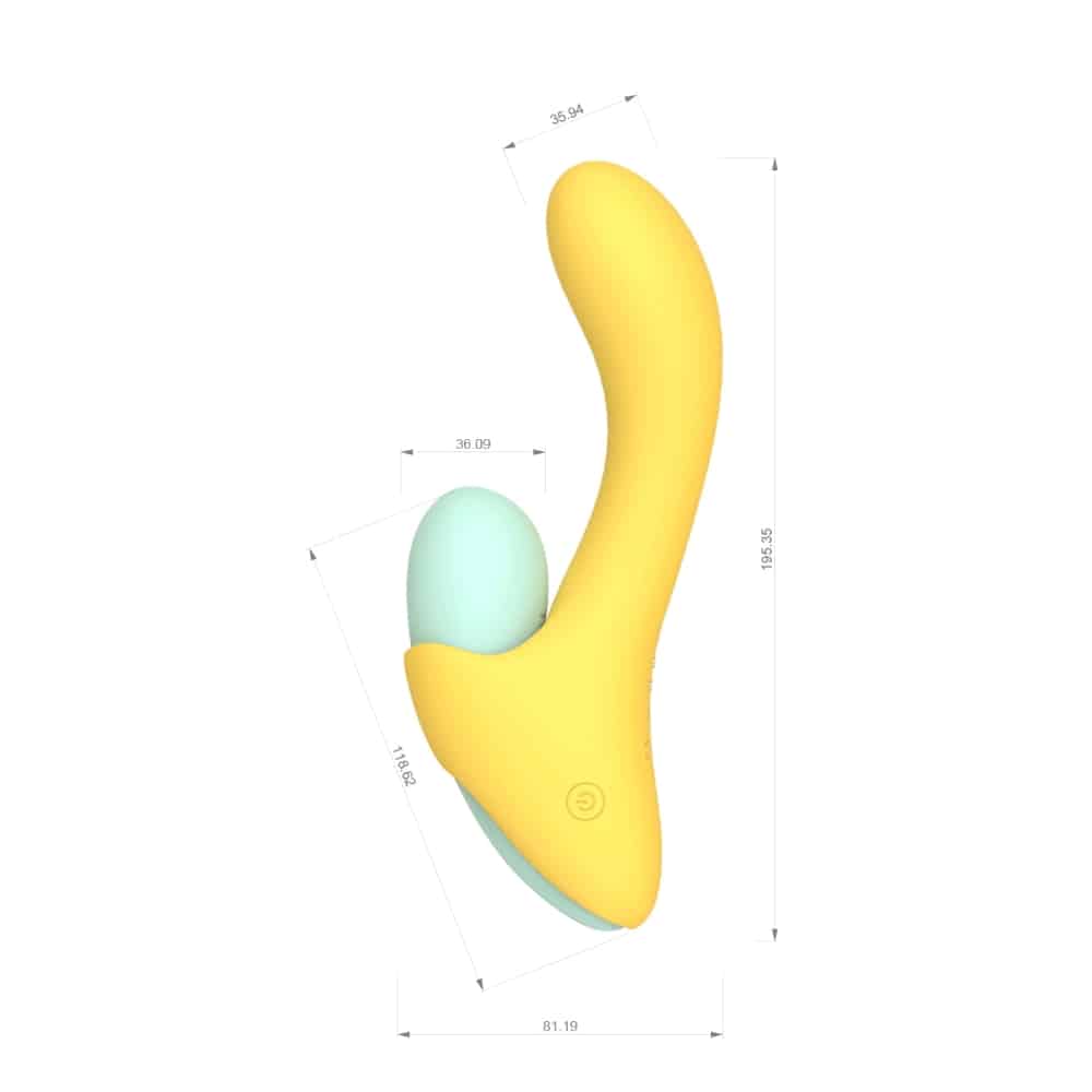 Mina Bloom 2 in 1 Rabbit Vibrator 6 Mina Bloom 2 in 1 Rabbit Vibrator - Image 5