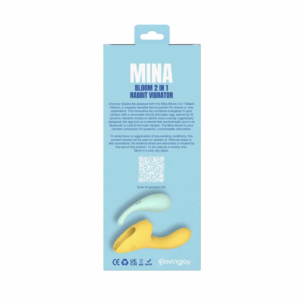 Mina Bloom 2 in 1 Rabbit Vibrator 10 Mina Bloom 2 in 1 Rabbit Vibrator - Image 9