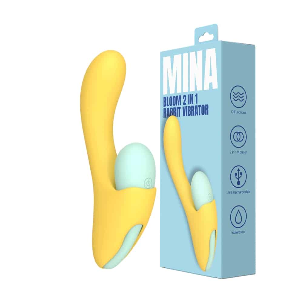 Mina Bloom 2 in 1 Rabbit Vibrator 9 Mina Bloom 2 in 1 Rabbit Vibrator - Image 8