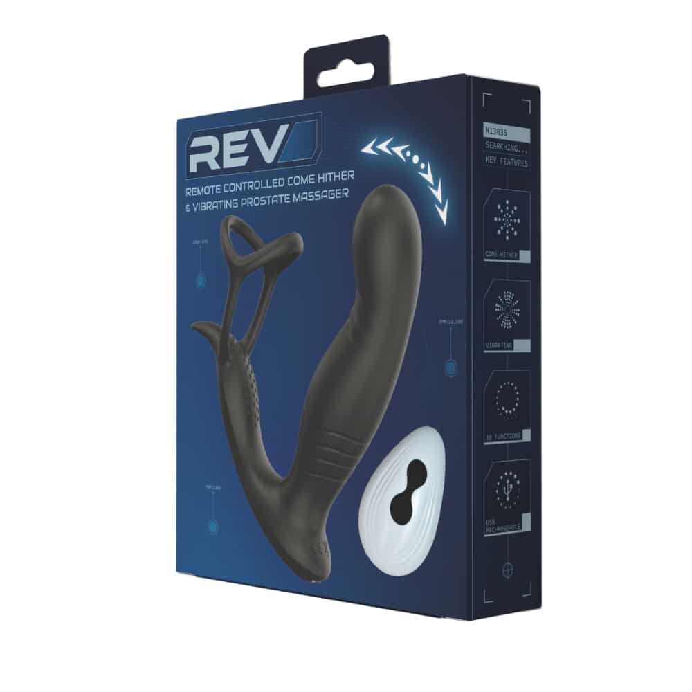 Rev Remote Controlled Come Hither & Vibrating Prostate Massager 11 Rev Remote Controlled Come Hither & Vibrating Prostate Massager - Image 10