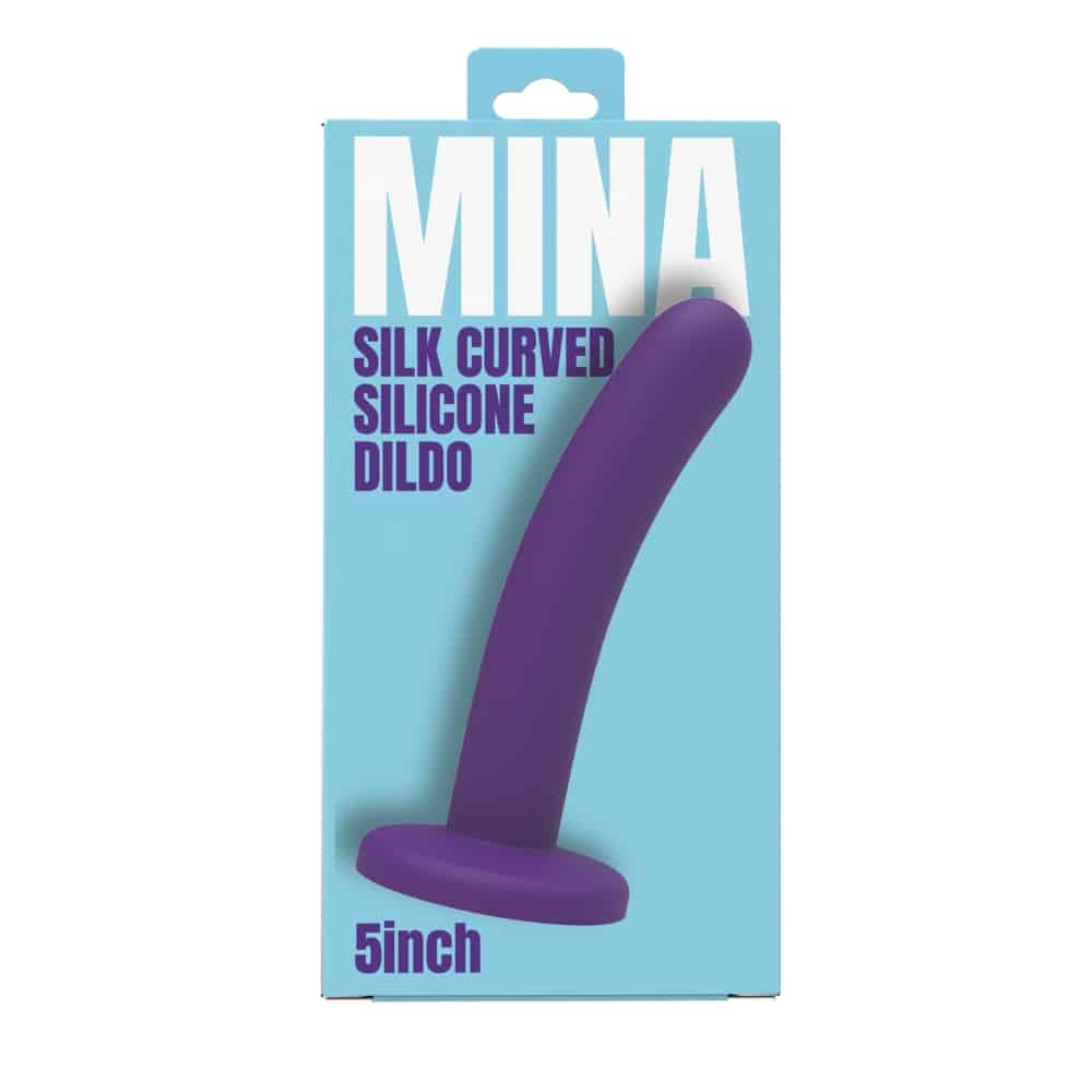 Mina Silk Curved Silicone Dildo 5 Inch 5 Mina Silk Curved Silicone Dildo 5 Inch - Image 4