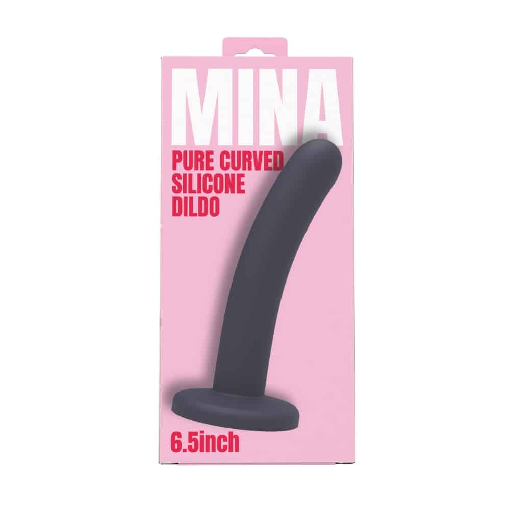 Mina Pure Curved Silicone Dildo 6.5 Inch 5 Mina Pure Curved Silicone Dildo 6.5 Inch - Image 4