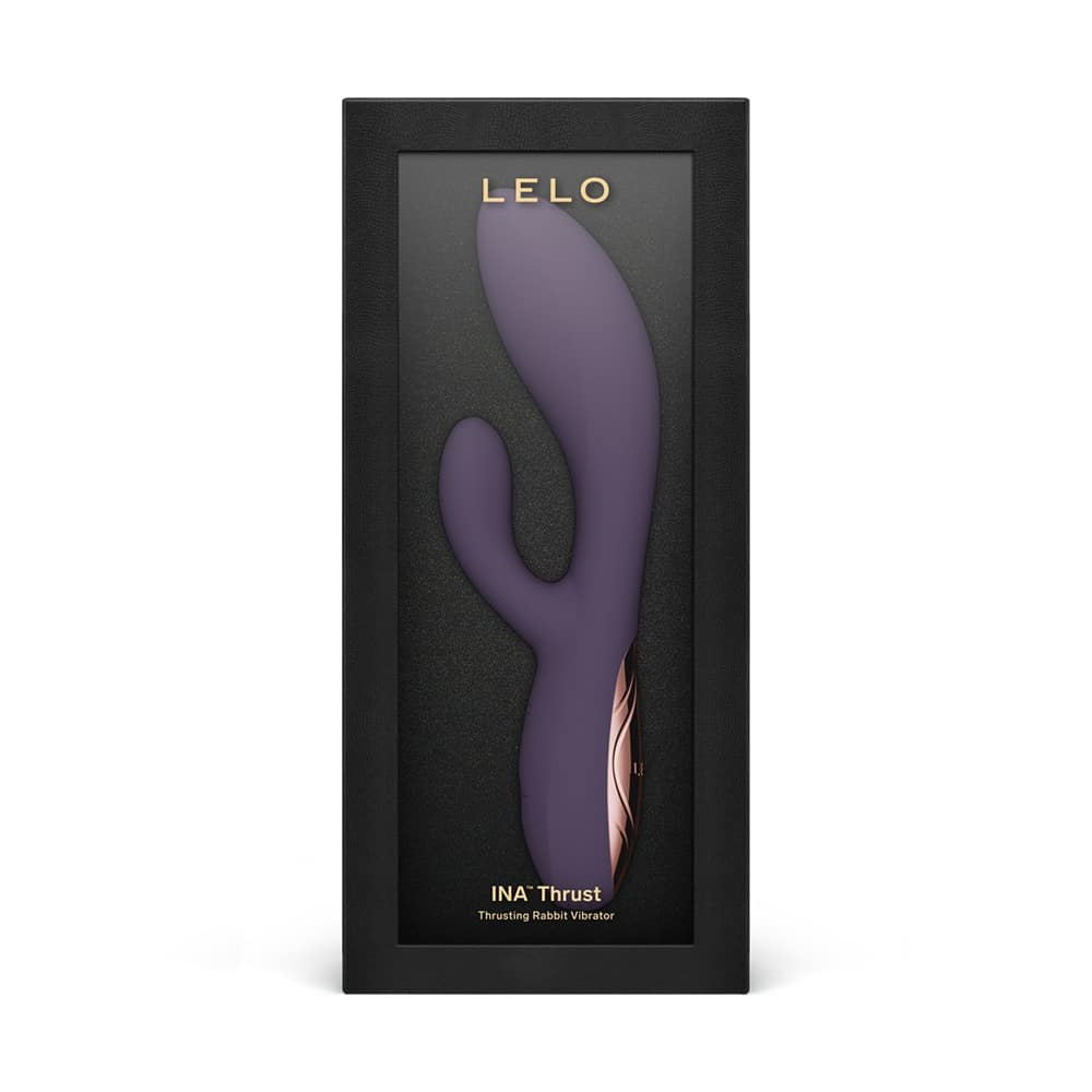 LELO Ina Thrust Thrusting Rabbit Vibrator Purple Twilight 4 LELO Ina Thrust Thrusting Rabbit Vibrator Purple Twilight - Image 3