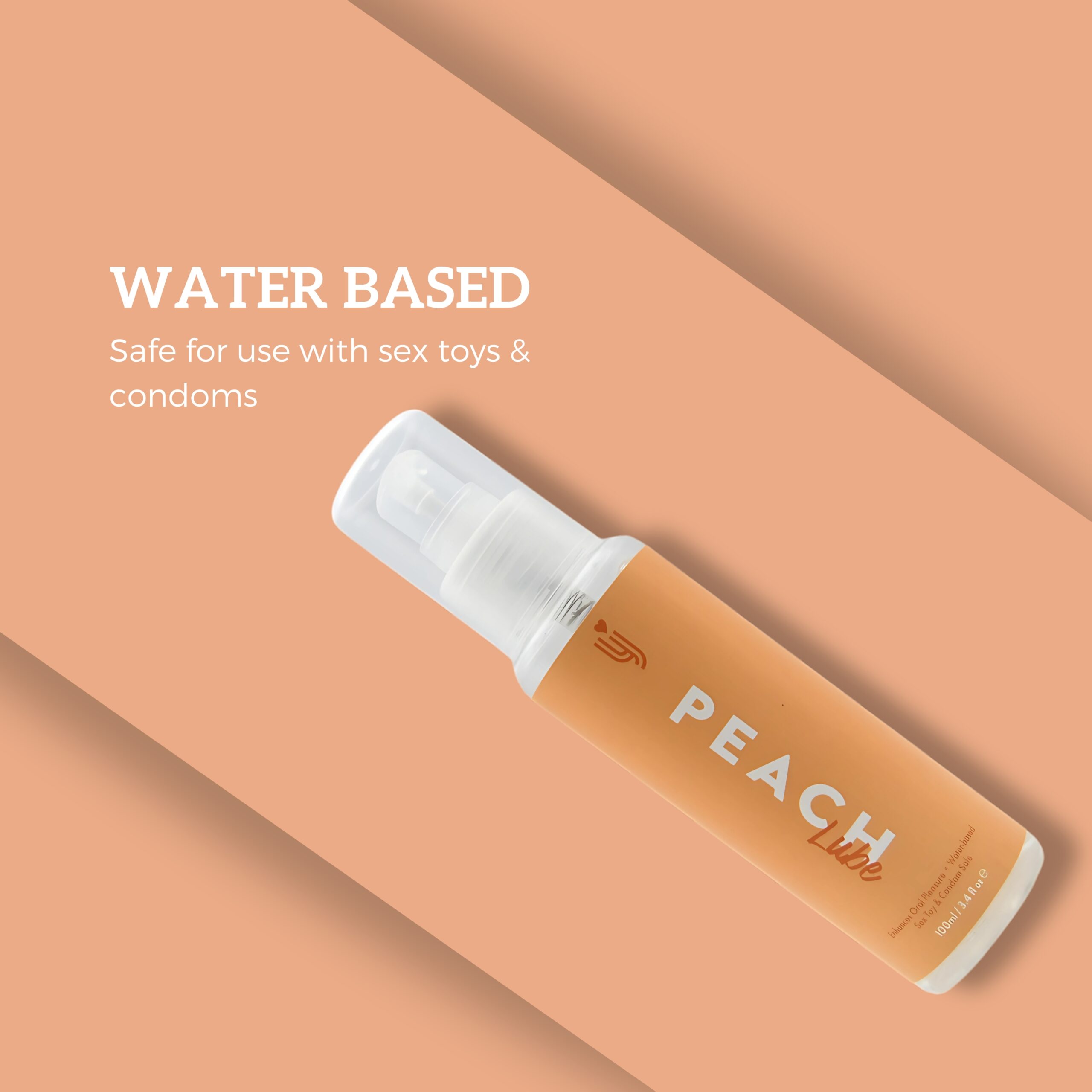 Loving Joy Peach Flavoured Lubricant 100ml 8 Loving Joy Peach Flavoured Lubricant 100ml - Image 7